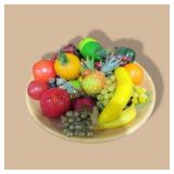 Wood Bowl Of Fruit