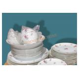Partial Set Rose Chintz,meito China