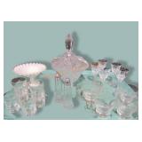 Crystal Candy Dish, Cordials, Shot Glasses,