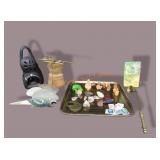 Miniature Clay Figures, Stones, And More