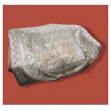 Silk & Beaded Golds & Blue Table Cloth