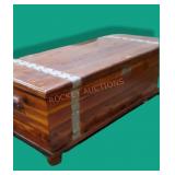 Wood And Metal Cedar Trunk