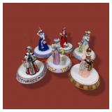 6 Avon Mrs P F E Albee Figurines
