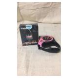 Small Dog Retractable Leash and LED Collar