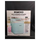 Igloo Self-Clraning Ice Maker w/carry handle