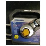 Kobalt 4 pc Open End Ratcheting Wrench Set