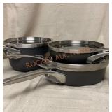 Calphalon Pan Lot  With Lids
