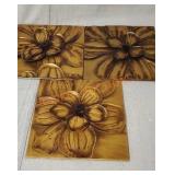 Magnolia 3 Pc Metal Walk Panel Set