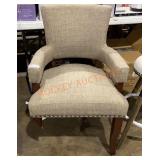Upholstered Chair - Leg Broken