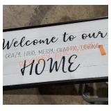 30"×18" Welcome Wall Decor
