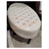 Large 26"×46" Upholstered Ottoman