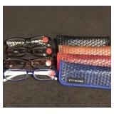 Set Of 4 Pairs Of +2.50 Reading Glasses