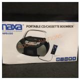 Naxa Portable Cd/cassette Boombox