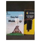 Easy Set Mole Trap & Electronic Rat Trap