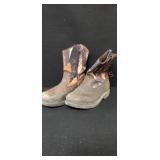 Forest Camo Boots size 4M