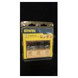 Irwin 3 pc Straight Router Bit Set