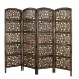 4 Panel Wood Room Divider