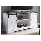58" Sliding Bar Food TV Stand