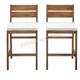 Set Of 2 Wood Chairs
