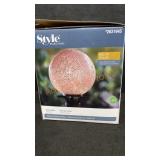 Style Selections Solar Gazing Ball