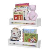 White Floating Shelves