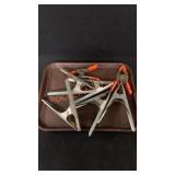 Tray of Spring Clamps
