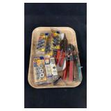 Tray Lot of Dies, Snippers&More