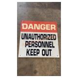 24"x24" Danger Sign