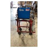 155V Wire Welder on Rolling Cart