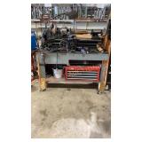 Metal Lathe with Miscellaneous Items