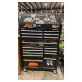 Husky Tool Box with Miscellaneous Tools