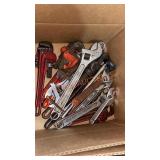 Box of Adjustable Wrenches