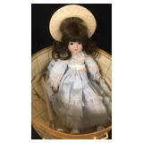 Petticoats And Lace Porcelain Doll