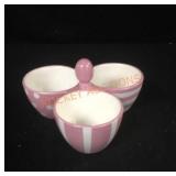 Pampered Chef Pink Bowl Trio
