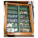 Shadow Box Of Wade And Glass Figures