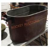 Antique Copper Lined Boiler Tub