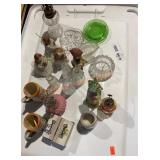 Tray Lot Of Glassware
