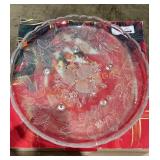 Christmas Plate & Blood Pressure Cuff