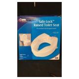 Carex Safe Lock Raised Toilet Seat