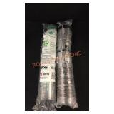 50pc Plastic Cups with 100pc Lids