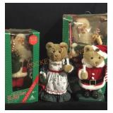 Animated Christmas Figures Lot