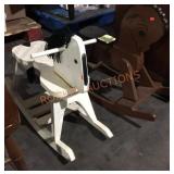 Set Of 2 Wooden Rocking Horses