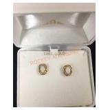 14k Y Opal Earrings