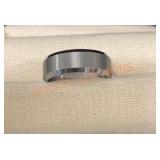 Tungsten Brushed Ring