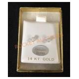 14k W Opal Stud Earrings