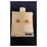 14kt Gold Post Earrings