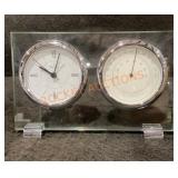 Bulova Mineral Glass Table Clock