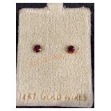 14kt Gold Post Earrings