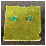 14kt Gold Post Back Earrings