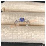 10kw Tanzanite Diamon Ring